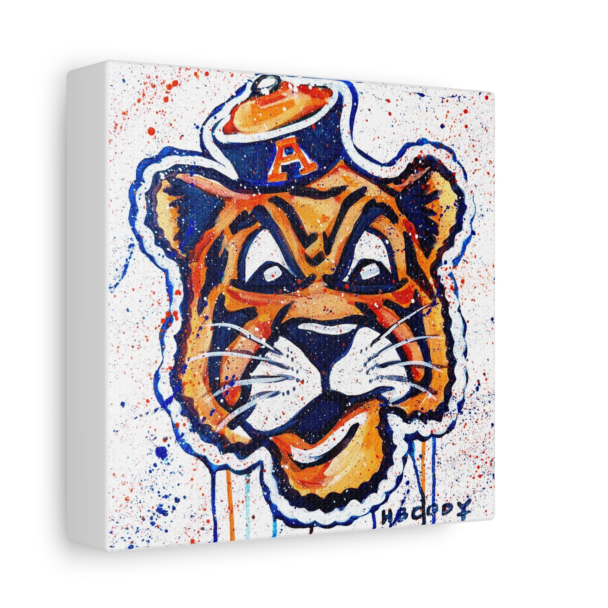 Aubie Canvas Print