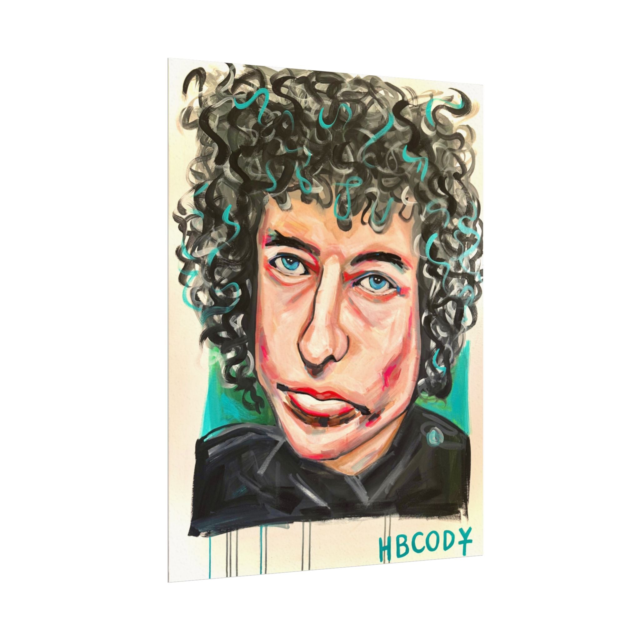 Bob Dylan Paper Print