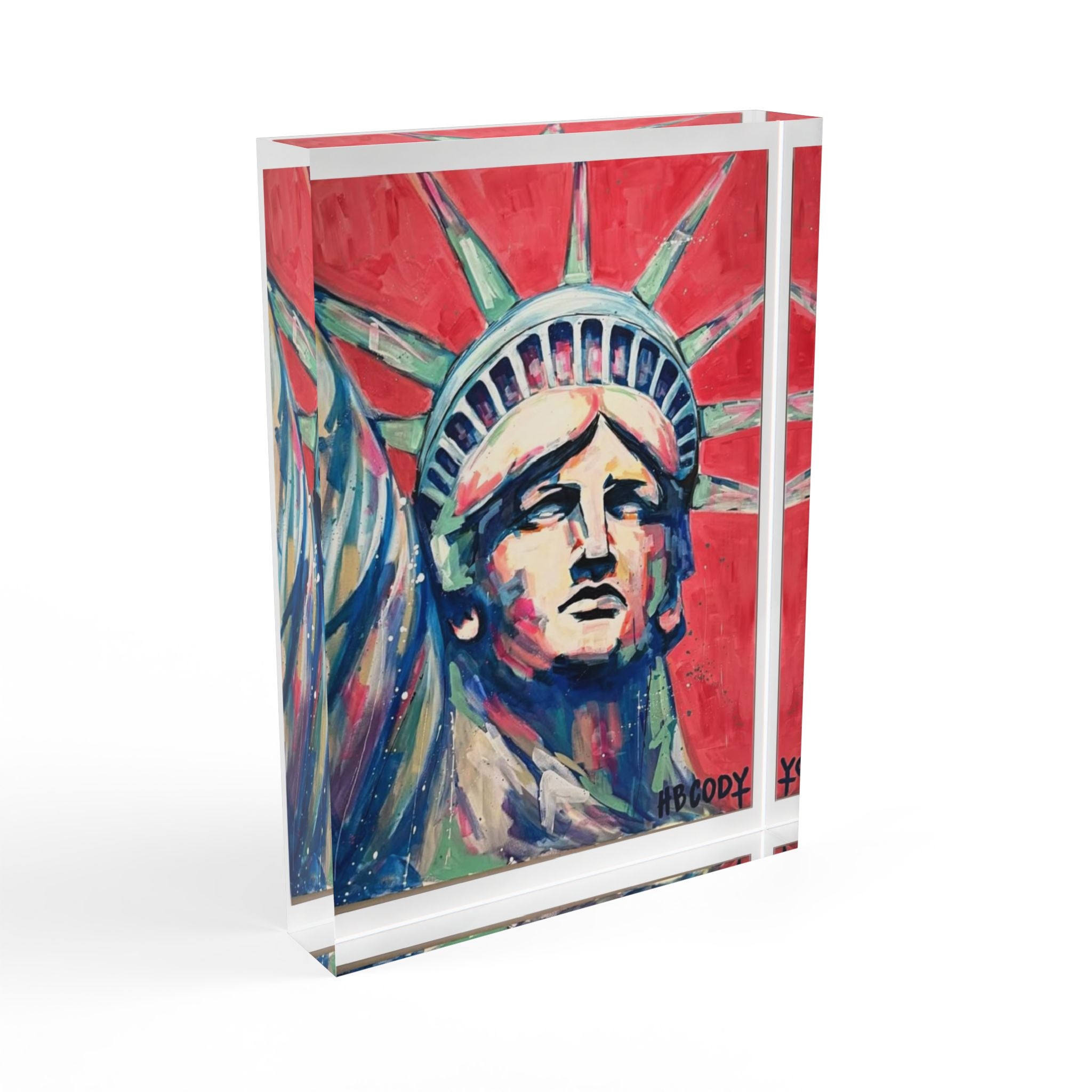 Lady Liberty -- Acrylic Block
