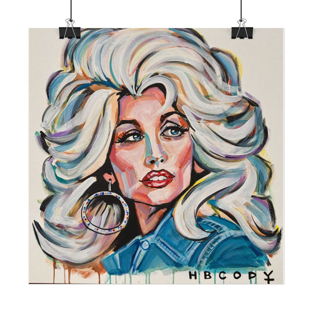 Dolly Parton Paper Print