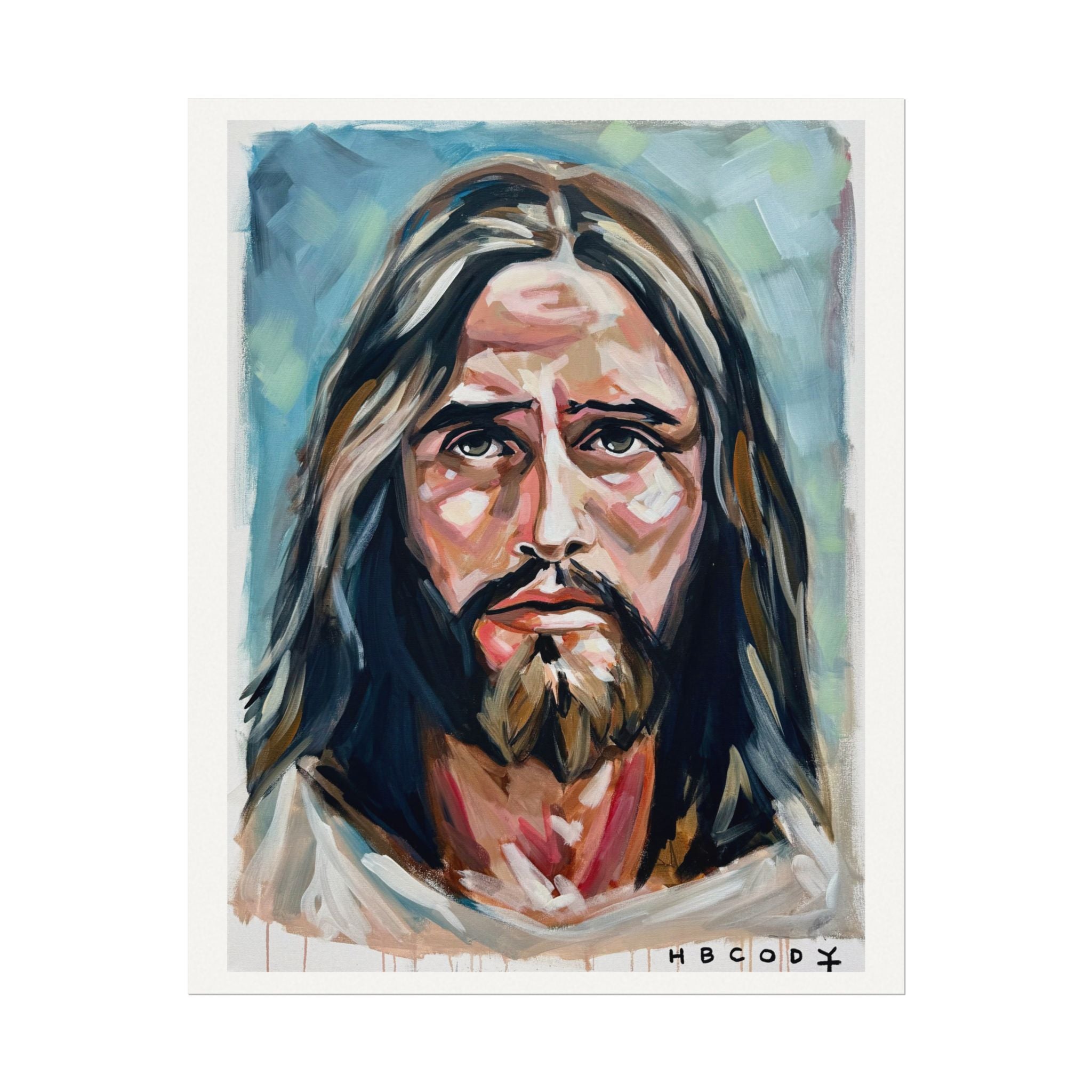 Jesus the Friend Paper Print