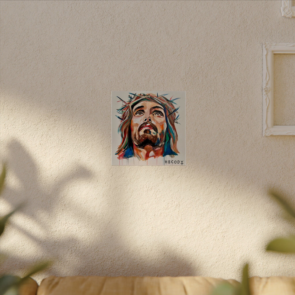 Jesus Seen Paper Print