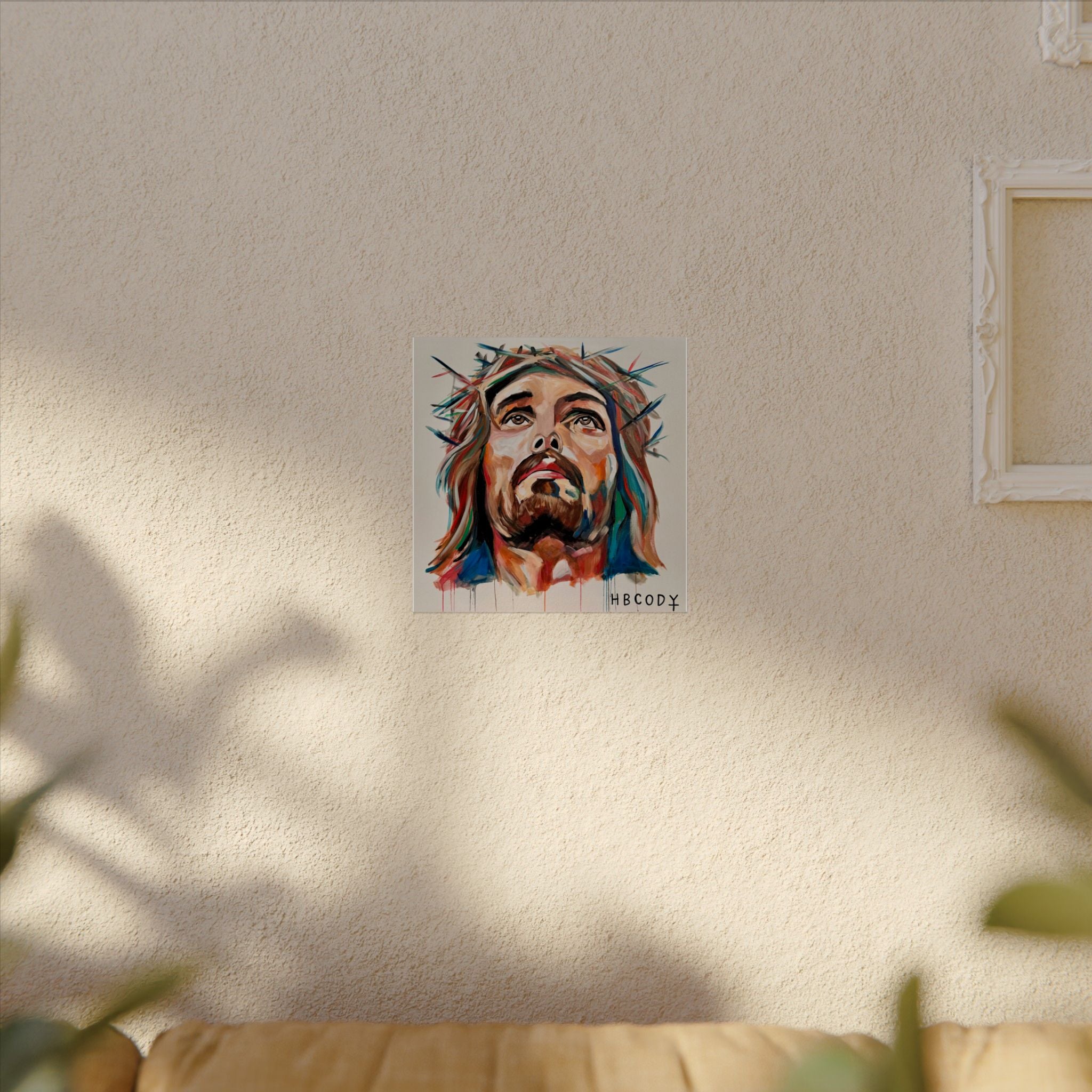 Jesus Seen Paper Print