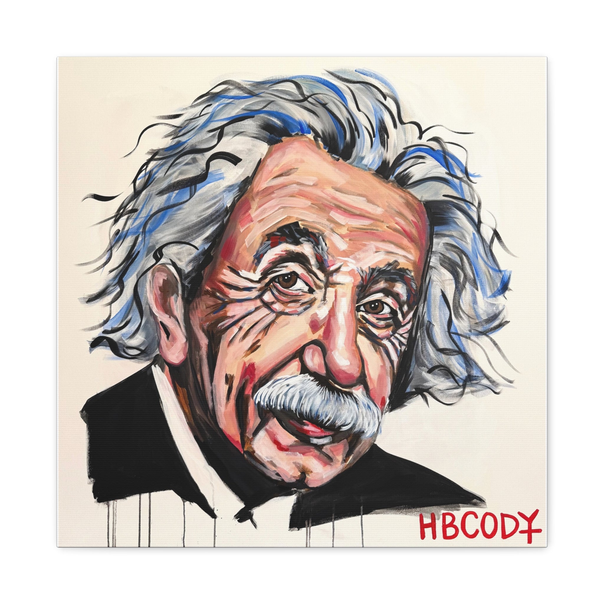 Einstein Canvas Print