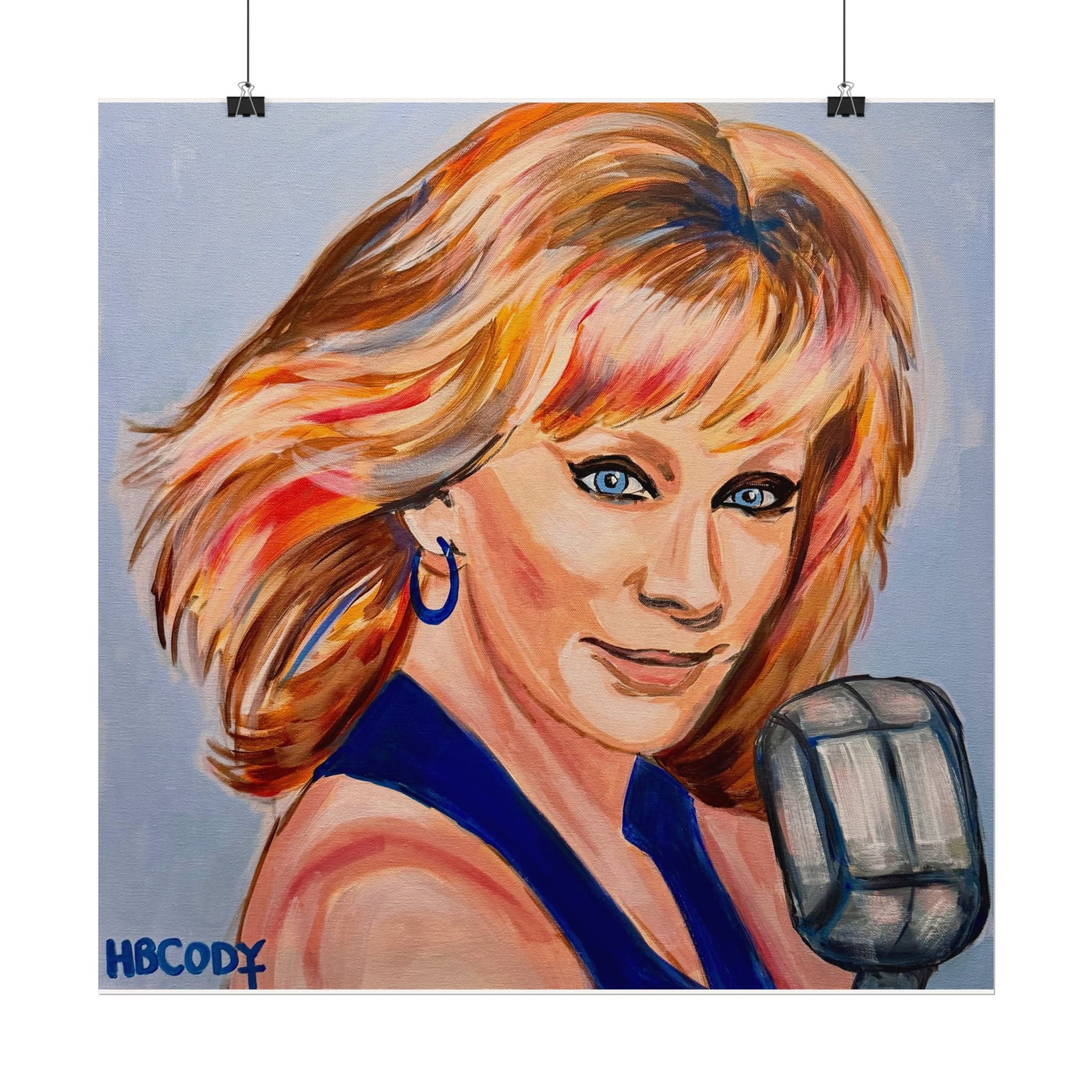 Reba Paper Print