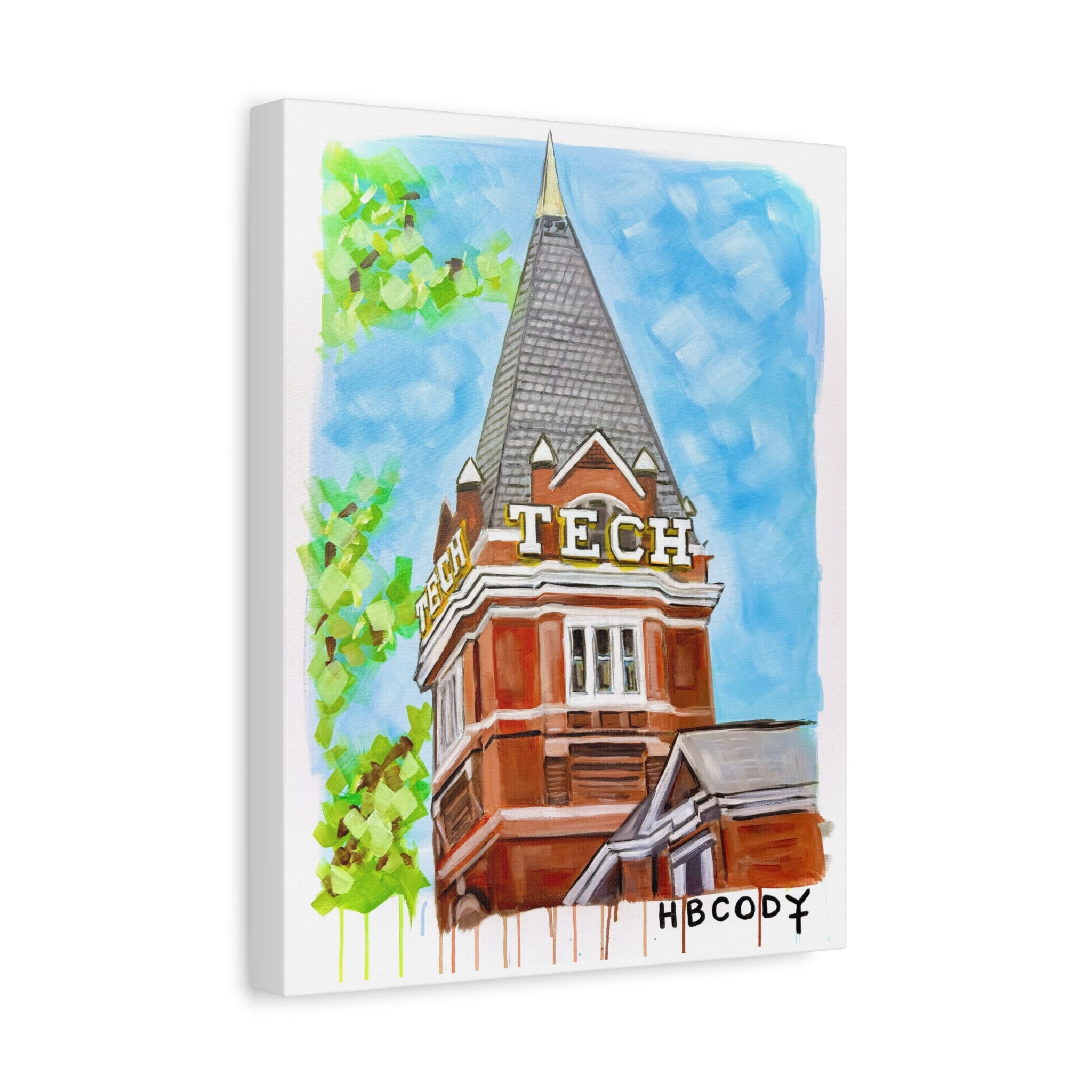 Tech Tower Canvas Print